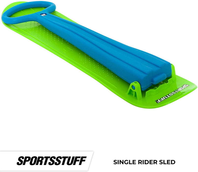 Airhead Scoot Youth Snow Scooter, Blue/Green, 38 x 8.5 x 32 in.