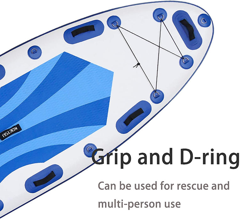 DANWJDP Stand Up Paddle Board 350×100×20cm Round Board Include Hand Pump, Paddle, Backpack, Coil Leash,Carry Bag, Repair Kit and Waterproof Case Whale
