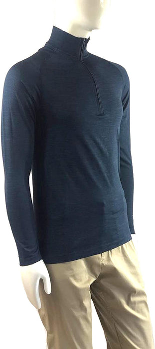 Lululemon Metal Vent TECH 1/2 Zip - MINB/NUNY (Mineral Blue/Nautical Navy) (S)