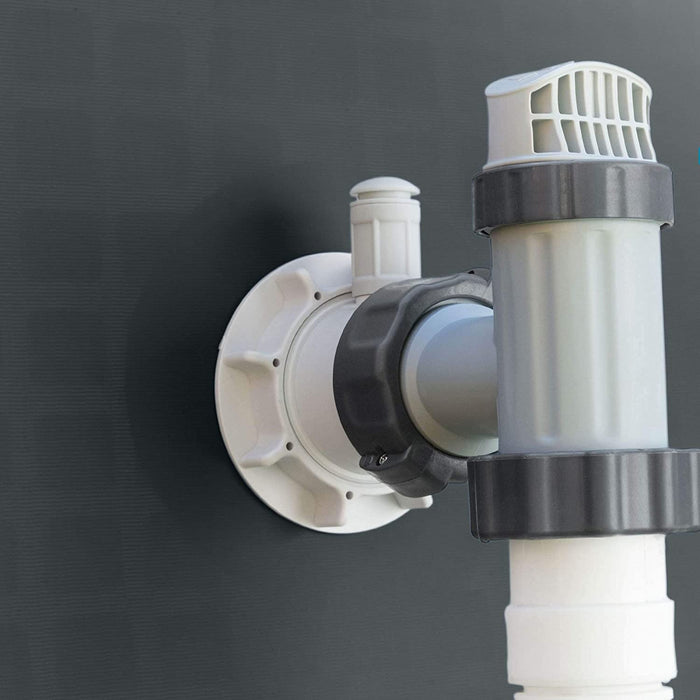 Intex 24ft x 52in Ultra XTR Round Frame Pool, Loungers (2 Pack), Floating Cooler