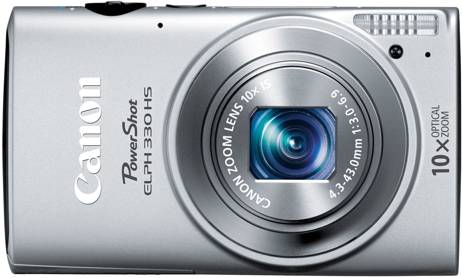 Canon PowerShot ELPH 330 12MP Digital Camera with 10x Optical Image Stabilized Zoom with 3-Inch LCD (Pink) (OLD MODEL)
