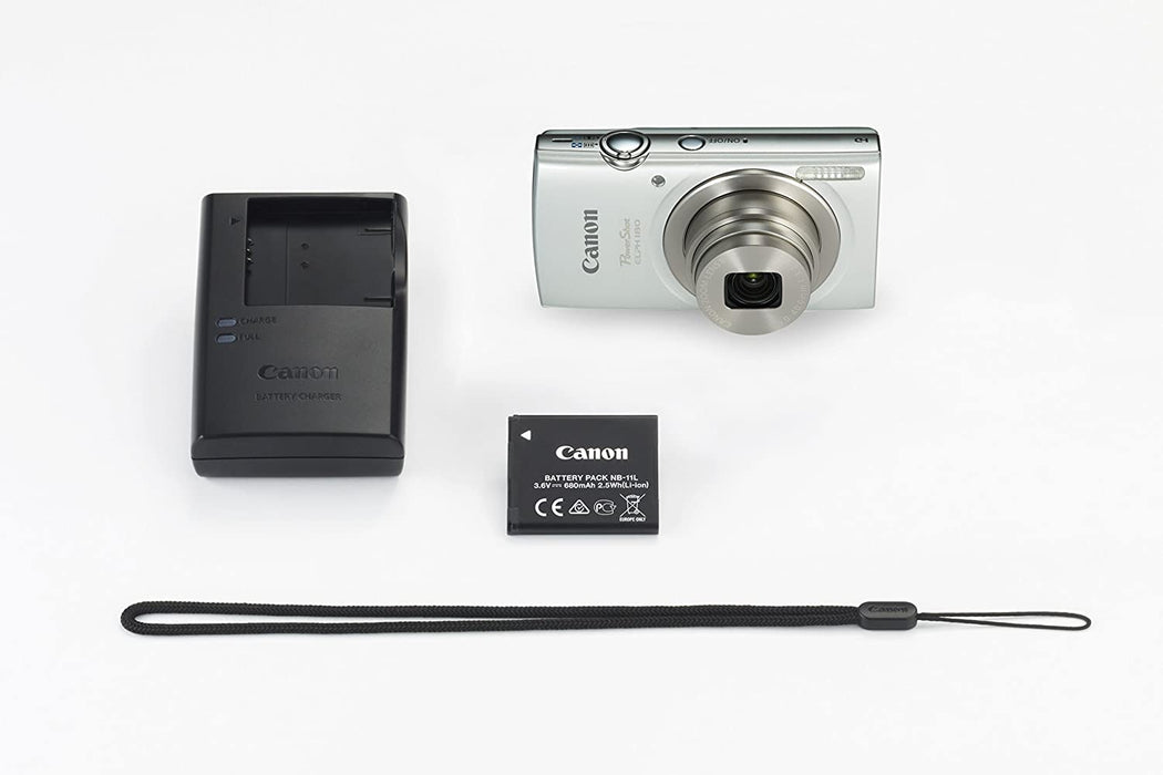 Canon PowerShot ELPH 180 Digital Camera w/Image Stabilization and Smart AUTO Mode (Red)
