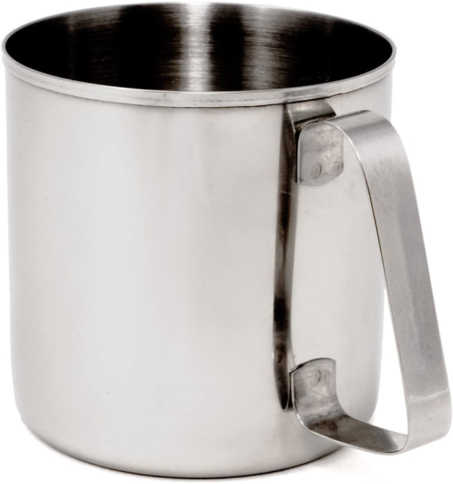 GSI Outdoors Ultra-Durable, Rustproof, Fireproof Glacier Stainless Steel 14 fl. oz. Cup for Backpacking and Camping