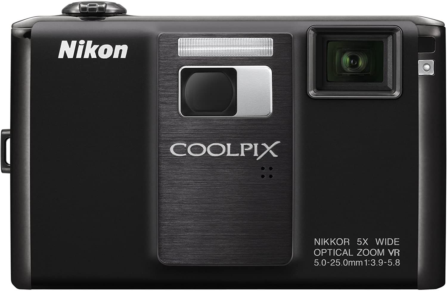 Nikon Coolpix S1000pj 12.1MP Digital Camera with Built-In Projector and 5x Wide-Angle Optical Vibration Reduction (VR) Zoom
