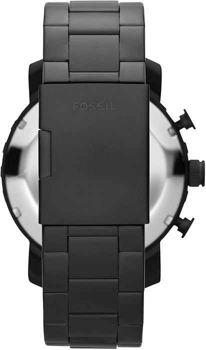 Fossil Men's Nate Stainless Steel Chronograph Quartz Watch