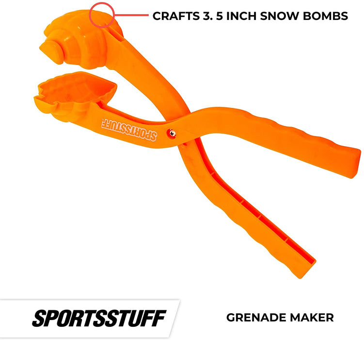 Airhead 4-in-1 Winter Snowball Fight Kit - Includes Snowball Maker, Launcher, Cannon and Slingshot