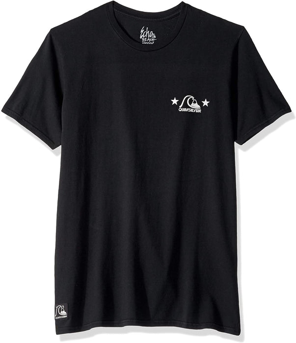 Quiksilver Men's Black Stars Short Sleeve Tee