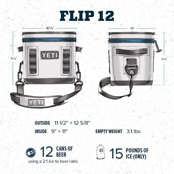 YETI 18010110000 Hopper Flip 12 - Fog