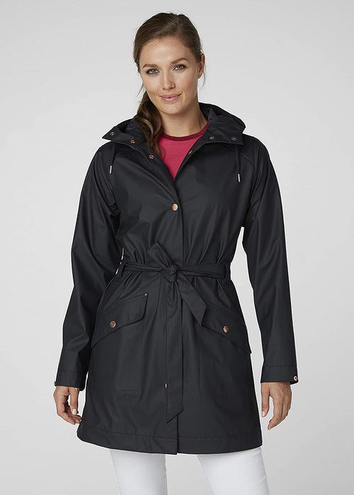 Helly-Hansen womens Kirkwall Ii Modern Fully Waterproof Windproof Hooded Raincoat Jacket