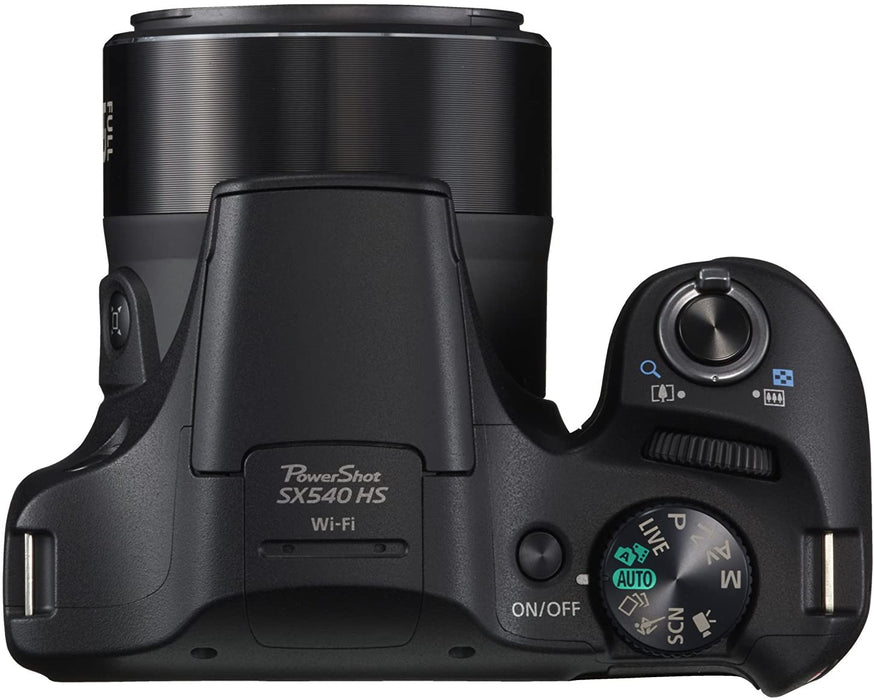 Canon PowerShot SX540 Digital Camera w/ 50x Optical Zoom - Wi-Fi & NFC Enabled (Black), 1 - 1067C001