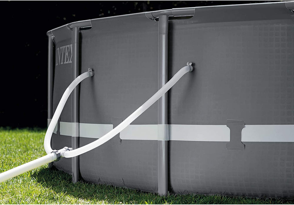 Intex 26' x 52" Ultra Frame Above Ground Swimming Pool Set with Pump and Ladder