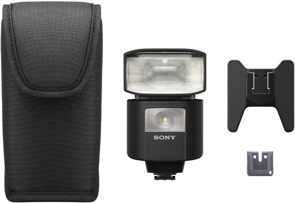 Sony HVL-F45RM Compact, Radio-Controlled Gn 45 Camera Flash with 1" Display, Black
