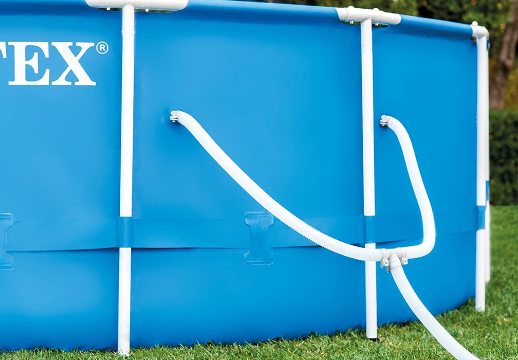 Intex 15ft x 48in Metal Frame Pool Set with Filter Pump, Ladder