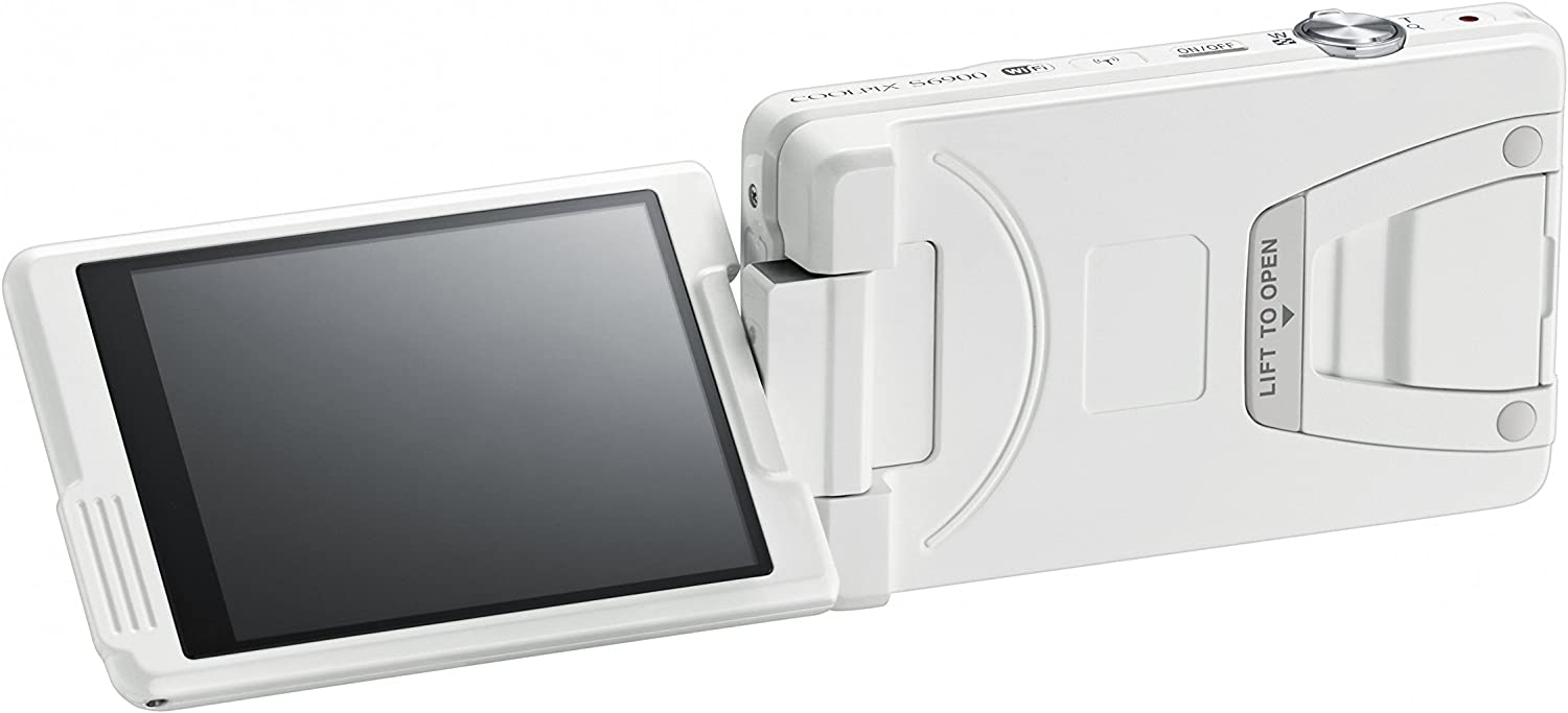 Nikon COOLPIX S6900 16MP Digital Camera with 12x Zoom, Natural White (International Version, No Warranty)