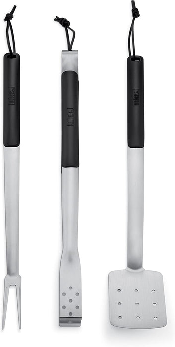 Weber 6682 Essentials Stainless Steel 3Piece Tool Set, Silver