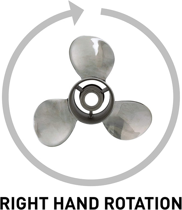 Quicksilver Silverado Propeller High Polished Stainless Finish