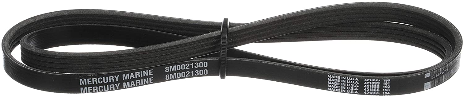 Quicksilver Alternator Belt 828507Q4 - V-6 OptiMax - for 2.5L, V-6 Mercury Optimax Outboards (Non-Pro Models)