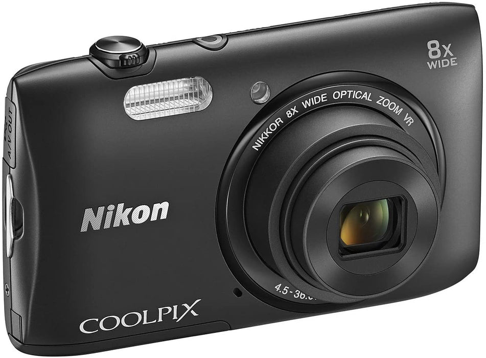 Nikon COOLPIX S3600 20.1 MP Digital Camera with 8x Zoom NIKKOR Lens and 720p HD Video (Silver) (Discontinued by Manufacturer)