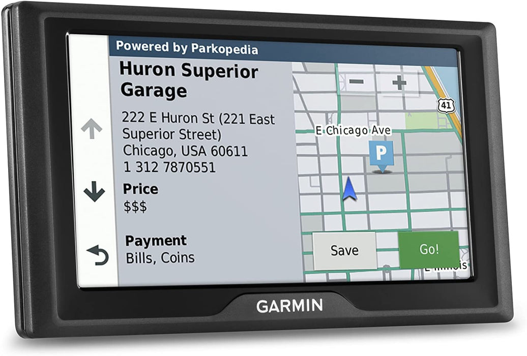 Garmin Drive 51 USA+CAN LM GPS Navigator System with Lifetime Maps, Spoken Turn-By-Turn Directions, Direct Access, Driver Alerts