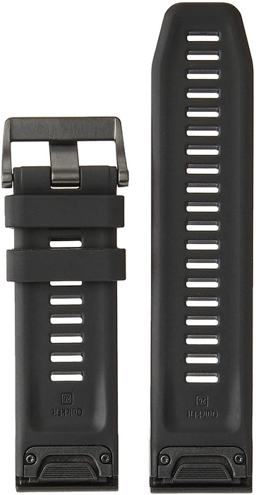 Garmin Fenix 6X Sapphire, Premium Multisport GPS Watch, Features Mapping, Music, Grade-Adjusted Pace Guidance and Pulse Ox Sensors & Quickfit Watch Band, Vented Carbon Gray Titanium Bracelet