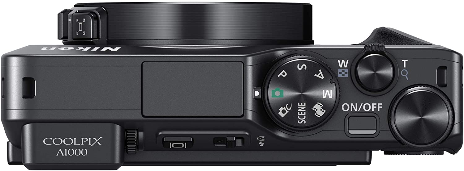 Nikon Coolpix A1000 16MP 35x Optical Zoom 4K Compact Digital Camera Bundle with 32GB Memory Card, Paintshop Pro 2018, and Camera Bag for DSLR