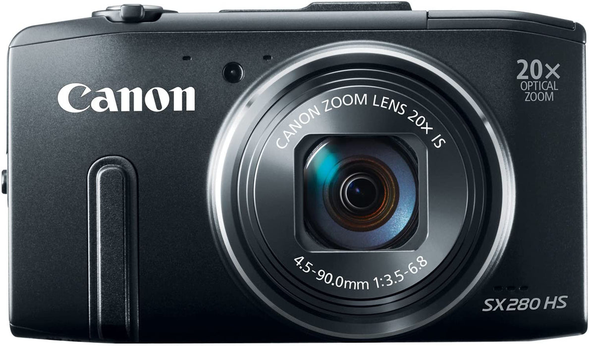 Canon PowerShot SX280 12.1MP Digital Camera with 20x Optical Image Stabilized Zoom with 3-Inch LCD (Black) (OLD MODEL)