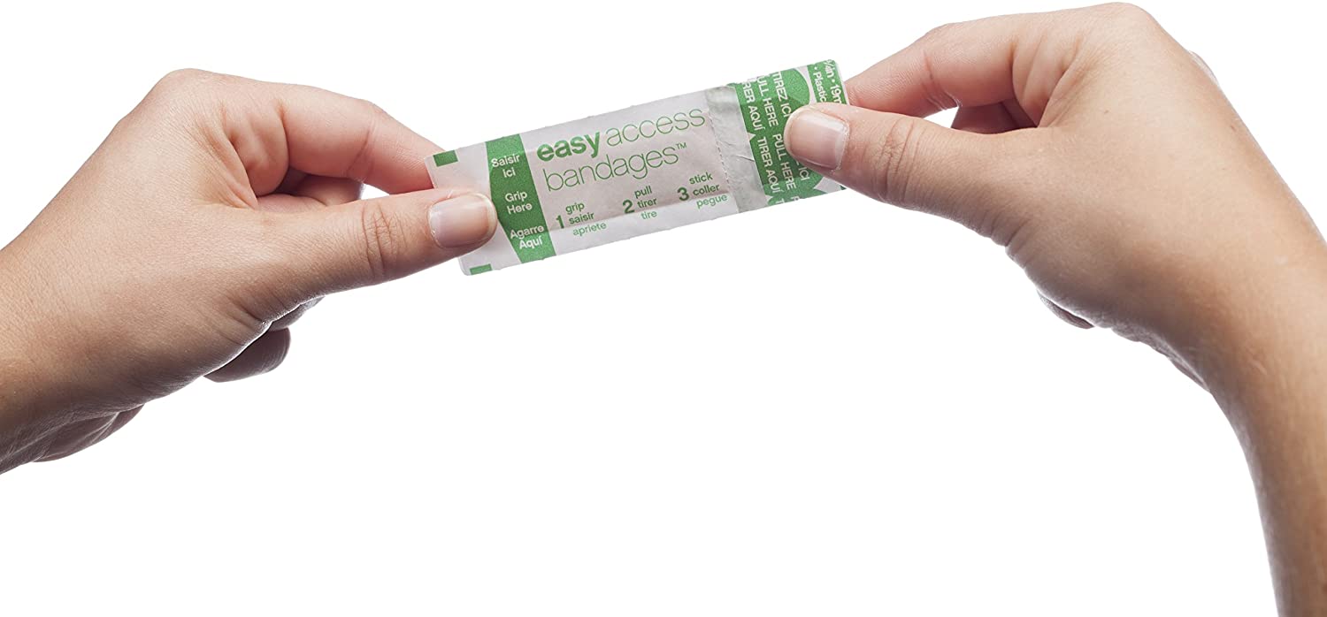 Easy Care Easy Access Bandages, 1" x 3" Plastic, 60 Count