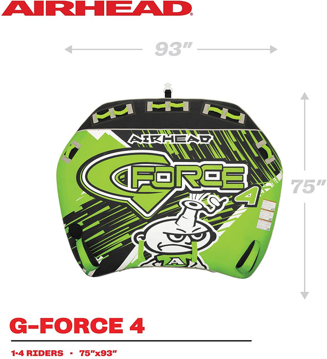 Airhead G-Force Towable Tube for Boating with 1-4 Rider Options