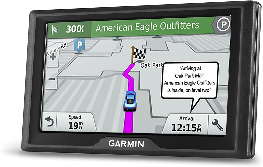 Garmin Drive 51 USA+CAN LM GPS Navigator System with Lifetime Maps, Spoken Turn-By-Turn Directions, Direct Access, Driver Alerts