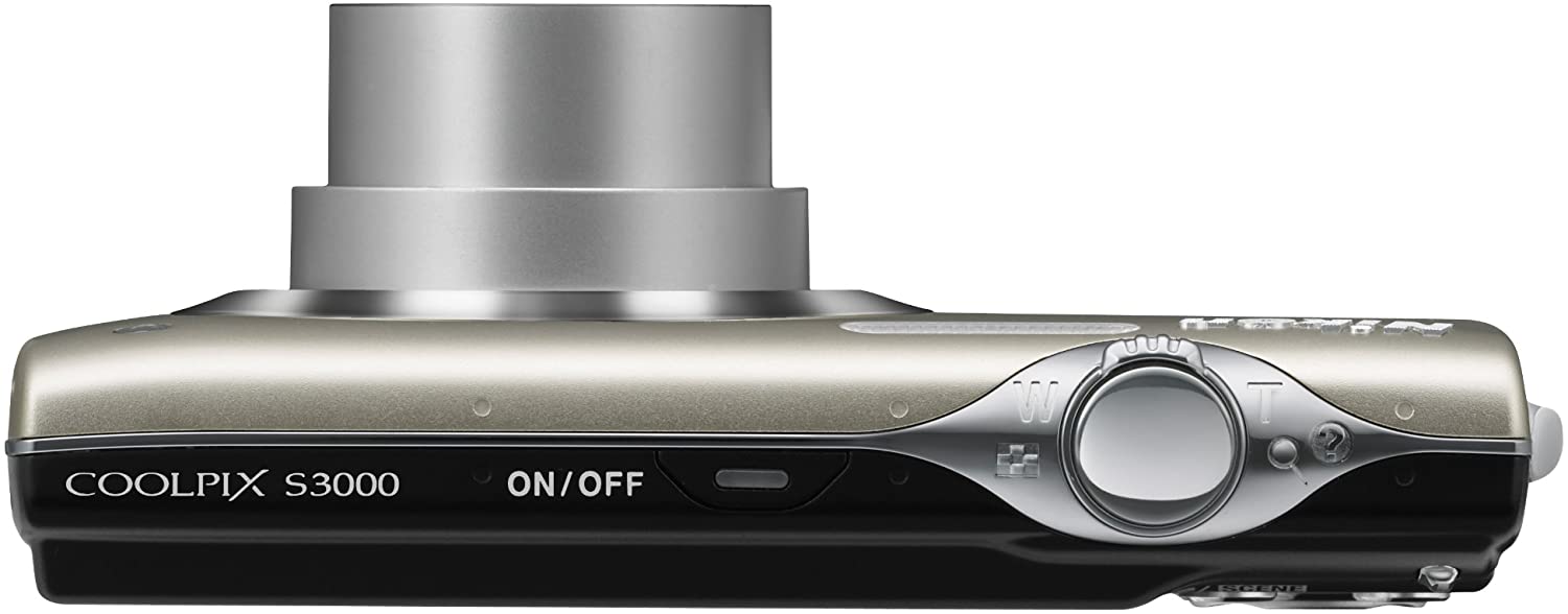 Nikon Coolpix S3000 12.0 MP Digital Camera with 4x Optical Electronic Vibration Reduction (VR) Zoom and 2.7-Inch LCD (Plum)