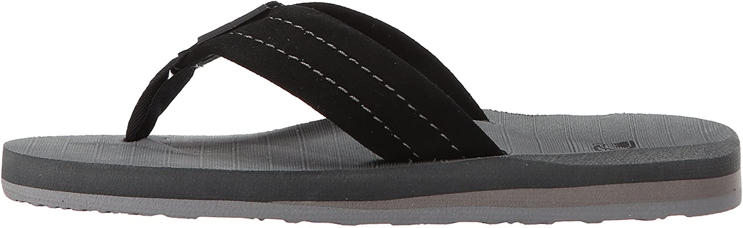 Quiksilver Kids' Carver Suede Youth Flip-Flop Sandal