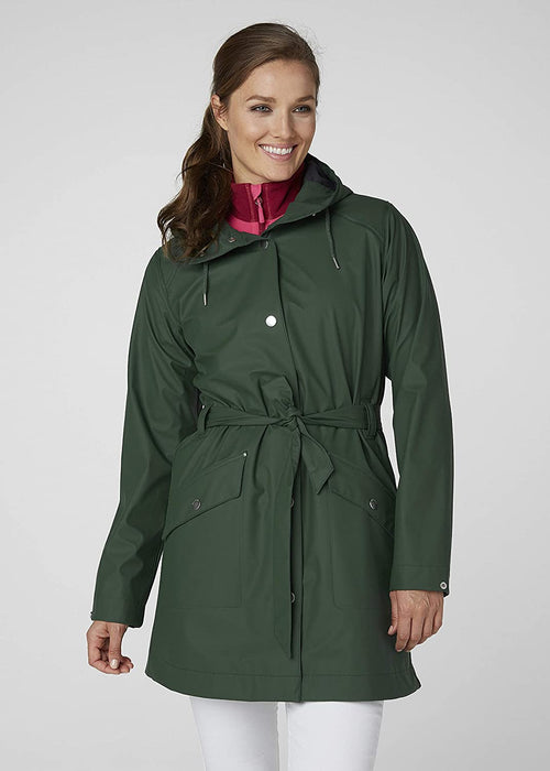 Helly-Hansen womens Kirkwall Ii Modern Fully Waterproof Windproof Hooded Raincoat Jacket
