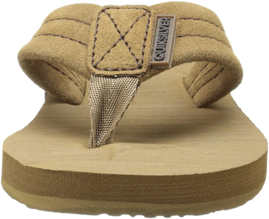 Quiksilver Kids' Carver Suede Youth Flip-Flop Sandal