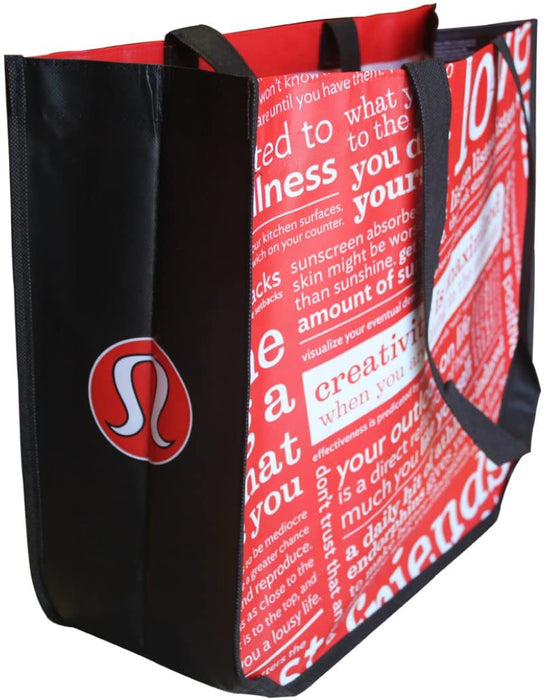 Lululemon Reusable Tote Carryall Handbag (Red)