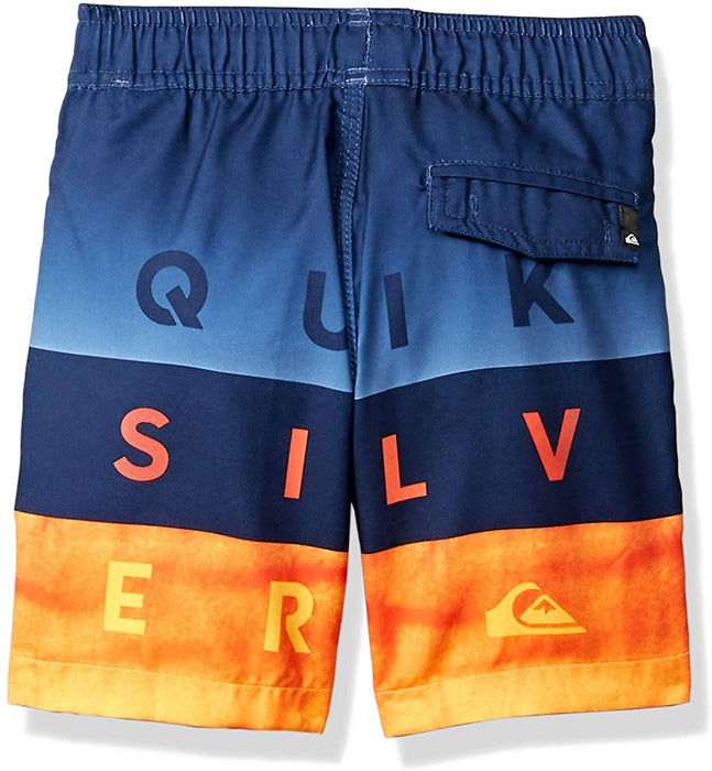 Quiksilver Boys' Little Word Block Volley 14 Boardshort