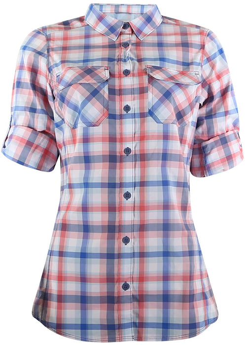 Columbia Women's Saturday Trail Plaid Long Sleeve Shirt