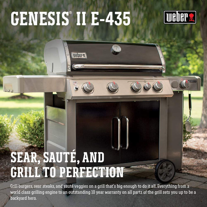 Weber 62016001 Genesis II E-435 4-Burner Liquid Propane Grill