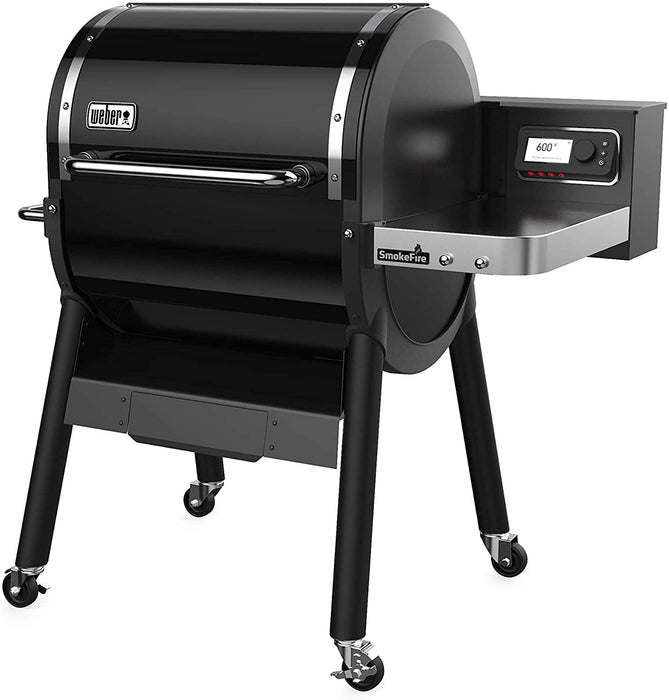 Weber 22510201 SmokeFire EX4 Wood Fired Pellet Grill, Black