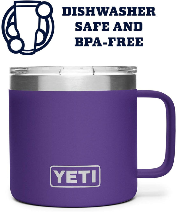 YETI Rambler 14 oz Mug, Stainless Steel