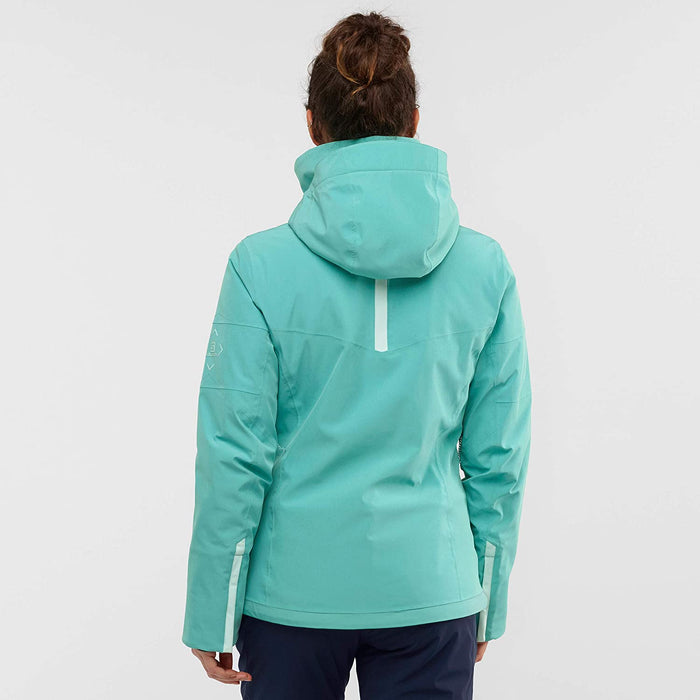 Salomon Speed Women's Ski Jacket, Red Dahlia