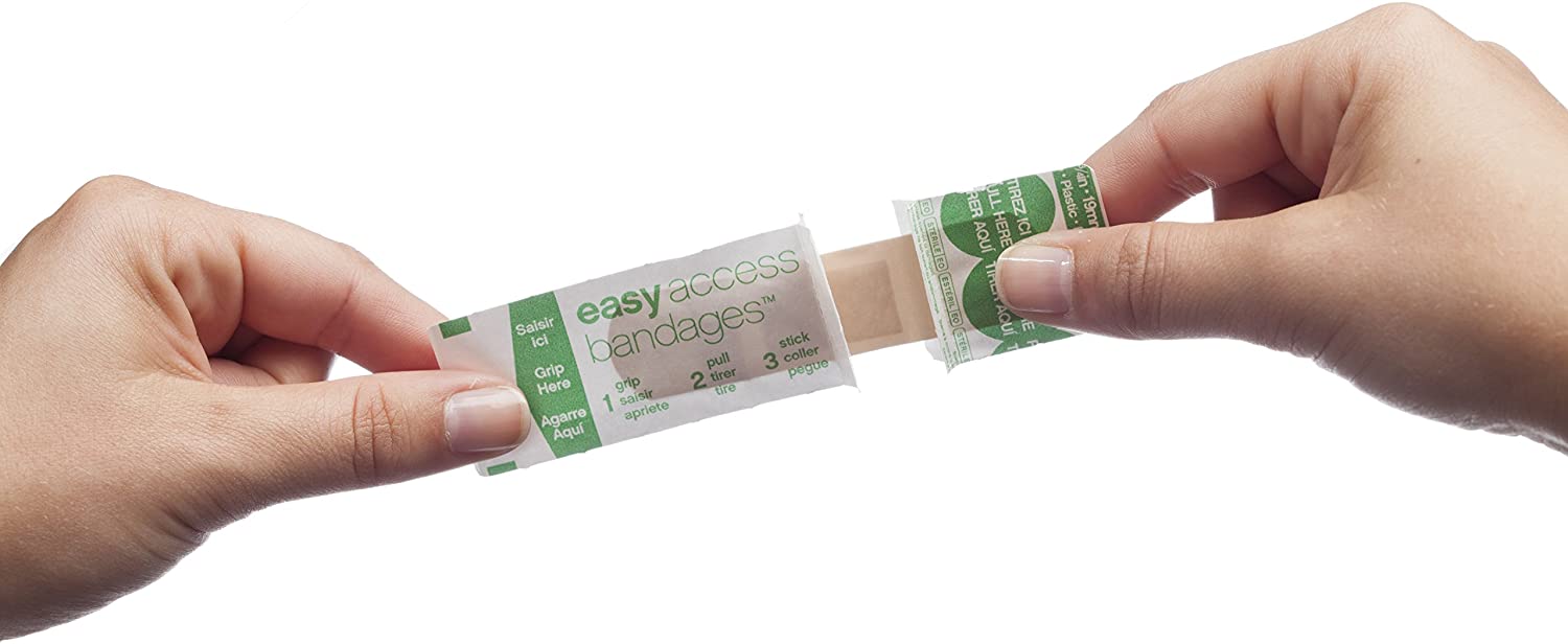 Easy Care Easy Access Bandages, 1" x 3" Plastic, 60 Count