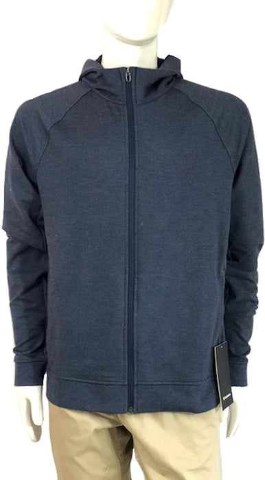 LULULEMON CITY SWEAT FULL ZIP HOODIE - HTTN (Heathered True Navy)