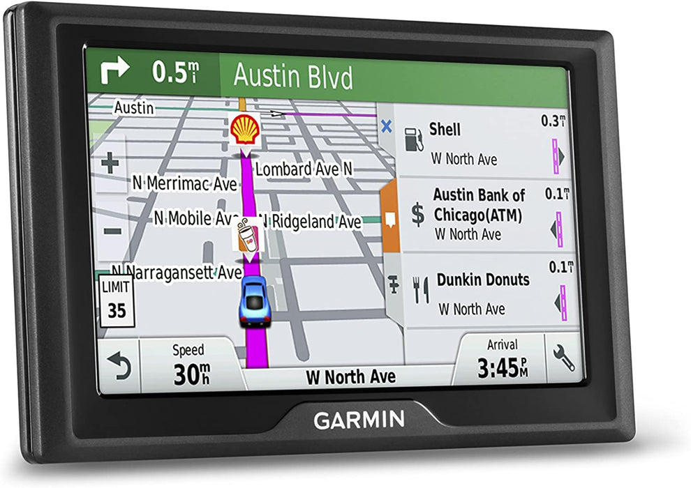 Garmin Drive 50 USA + CAN LMT GPS Navigator System with Lifetime Maps and Traffic, Driver Alerts, Direct Access