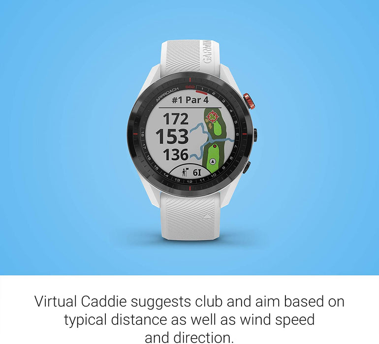 Garmin Approach S62, Premium Golf GPS Watch, Built-in Virtual Caddie, Mapping and Full Color Screen