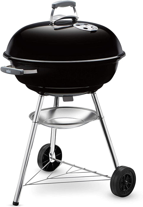 Weber 1221004 Compact Kettle Charcoal Barbecue, 47 cm Size Grill, 47cm