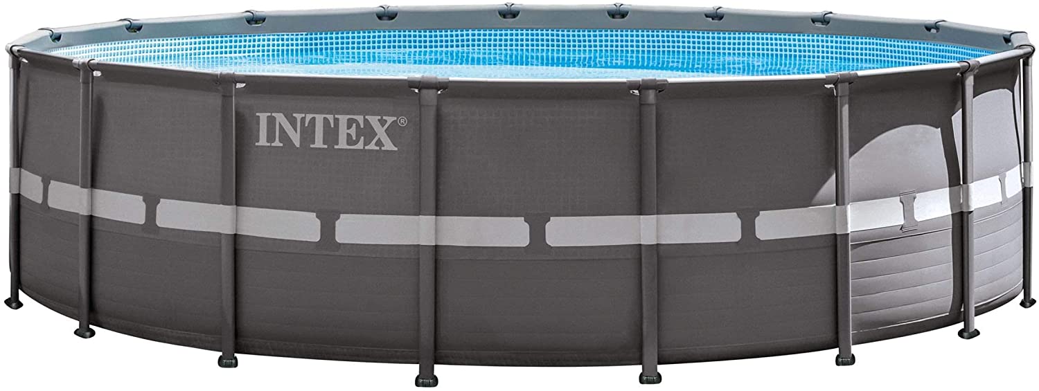 Intex 18ft X 52in Ultra Frame Pool Set with Sand Filter Pump, Ladder