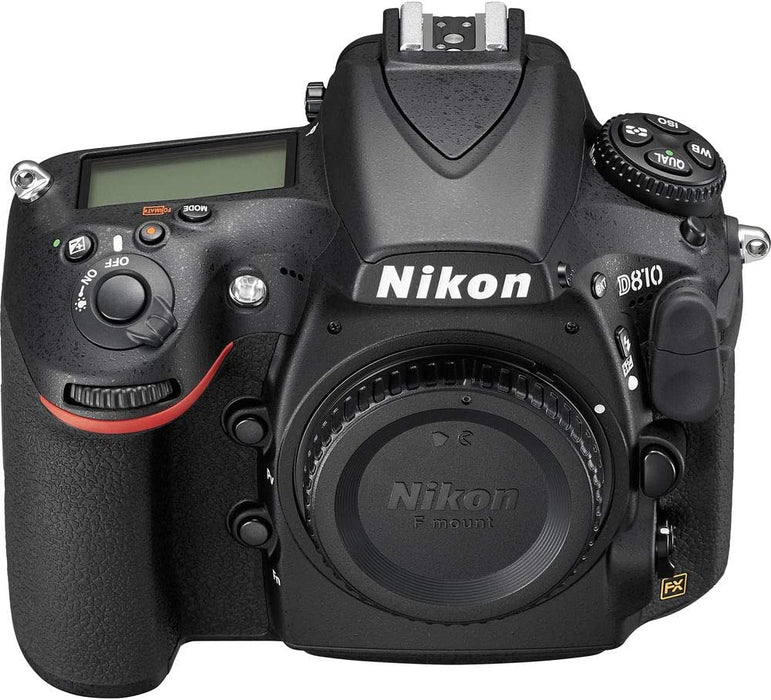 Nikon D810 DSLR Camera (Body Only) (International Model) - 128GB - Case - EN-EL15 Battery - EF530 ST & AF135-400 F4.5-5.6 DG APO Lens MOUN