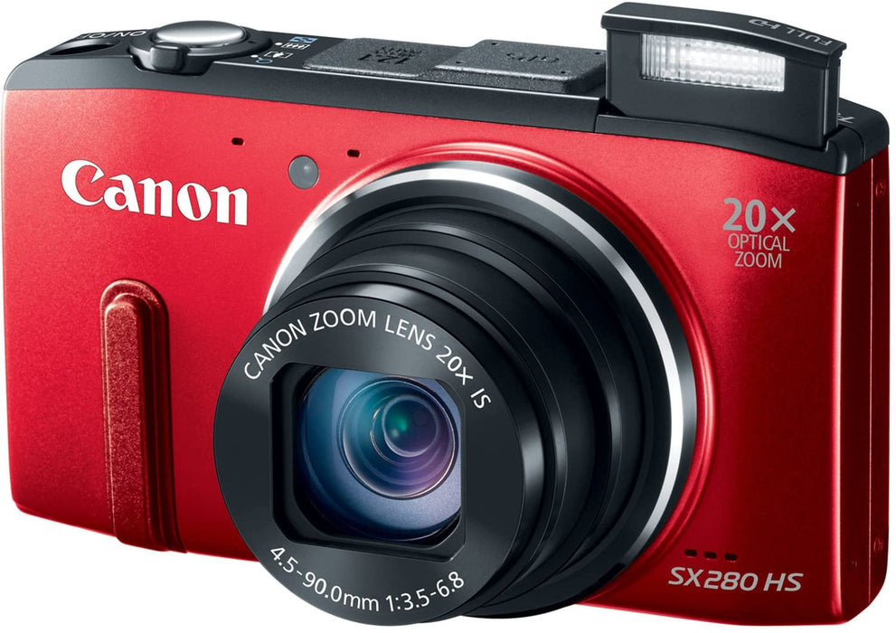 Canon PowerShot SX280 12.1MP Digital Camera with 20x Optical Image Stabilized Zoom with 3-Inch LCD (Black) (OLD MODEL)