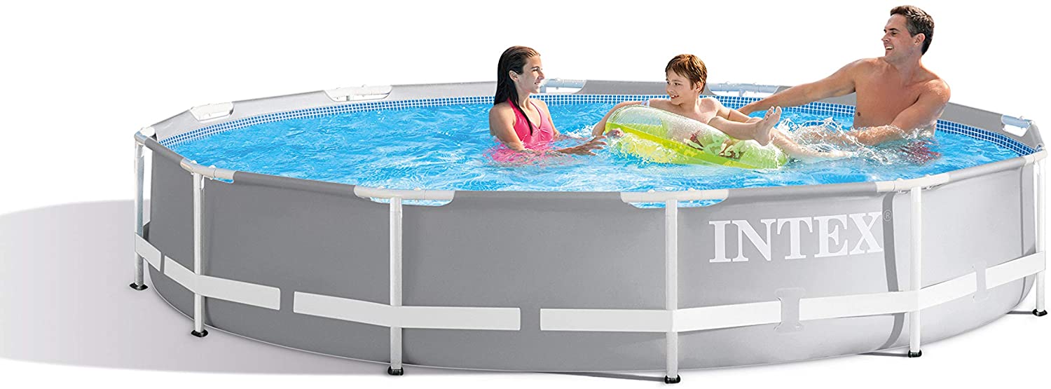 Intex Round Prism Frame Pool Set | 15ft x 48" | 26725EH model