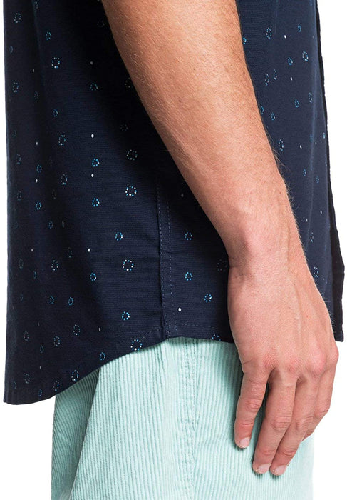 Quiksilver Men's Magnetic Roll Short Sleeve Woven Top